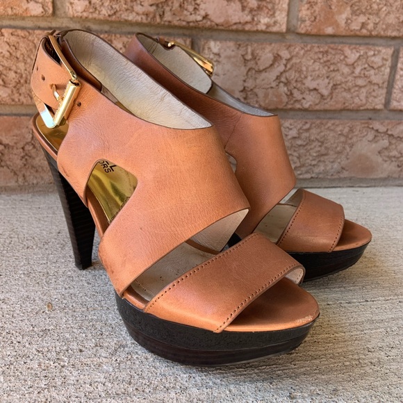 Michael Kors Shoes - MICHAEL KORS| CARLA PLATFORM SANDALS